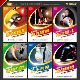 搏击展板