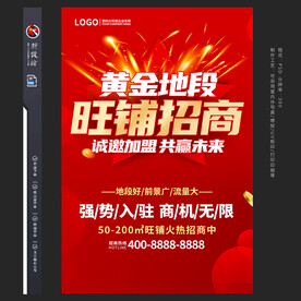 旺铺招商海报