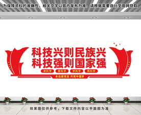 科教兴国文化墙