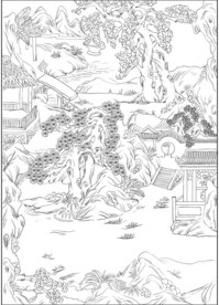 白描古村