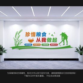 校园食堂文化墙