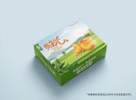 黄桃包装设计平面稿