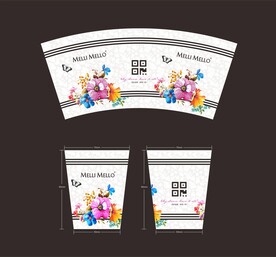 纸杯展开图模型AI矢量源文件图