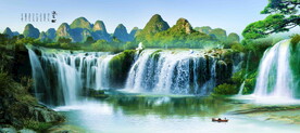 山水画山水风景
