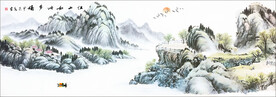 江山如画山水画风景画