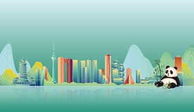 成都建筑中式中国风画面