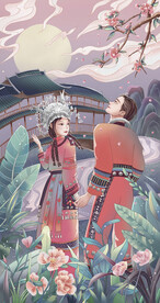 月下廊桥