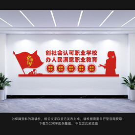 职业学校文化墙