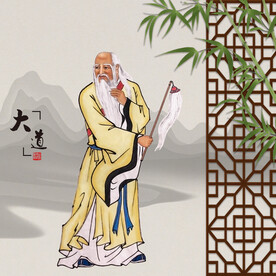 老子画像老子
