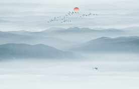 山水背景图