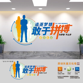 办公室励志标语文化墙