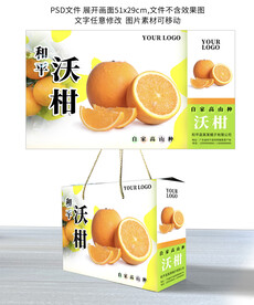 橙子橘子沃柑包装设计