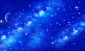 蓝色星空软膜天花吊顶
