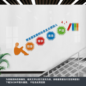 学校楼梯文化墙
