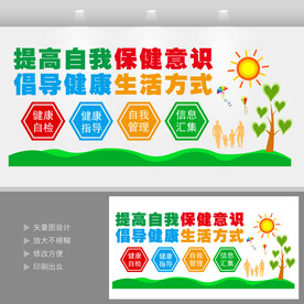 健康教育文化墙