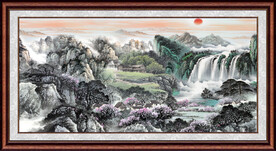 巨幅山水