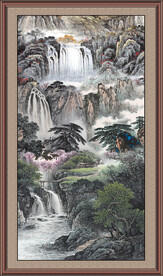 巨幅山水