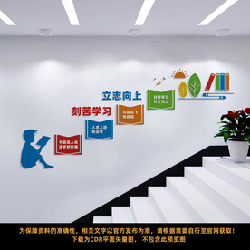 学校楼梯文化墙