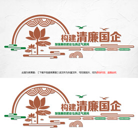 清廉国企建设文化墙