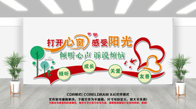 心灵驿站文化墙