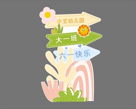 儿童节水牌