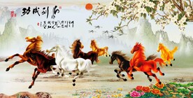 骏马图