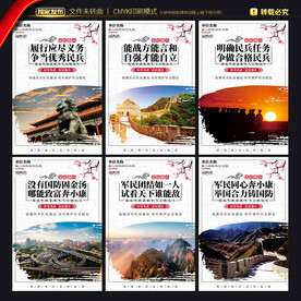 民兵展板