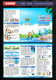 2024世界水日中国水周三折页