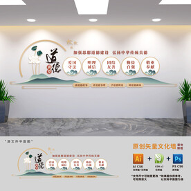 道德讲堂文化墙