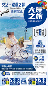 云南大理旅游海报