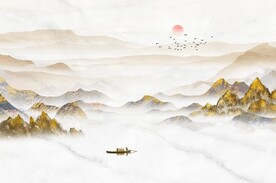 金色山水
