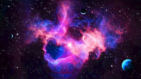 紫色星空