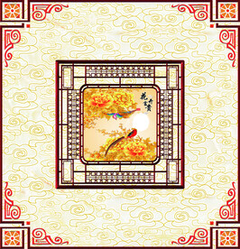 中式天花吊顶