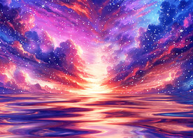 浪漫星空星河