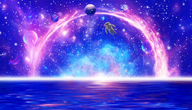 唯美梦幻星空婚礼背景
