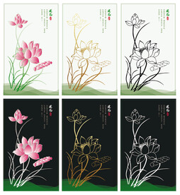 矢量荷花