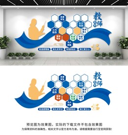 教师风采文化墙