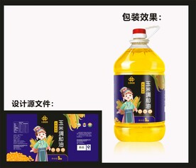 玉米油包装 