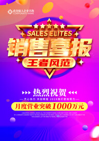 销售喜报