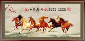 骏马图