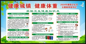 爱国卫生月宣传栏