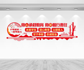 教师办公室文化墙