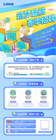 企业校园招聘展架易拉宝