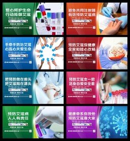 艾滋病宣传海报