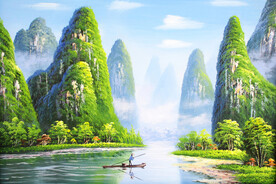 风景绿树