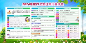 2024年世界卫生日宣传展板