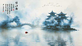 禅意水墨画