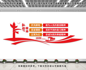 红船精神文化墙