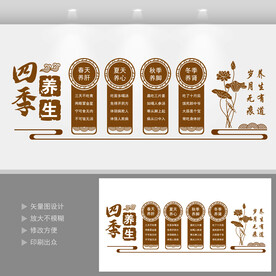 中医文化展示展厅墙
