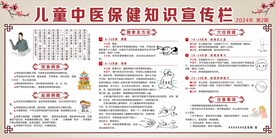 儿童中医保健知识宣传栏